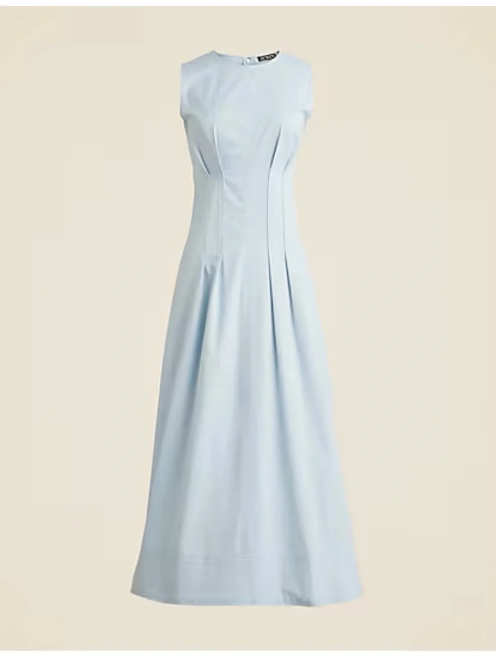 J. Crew pintucked twill dress (hemmed)